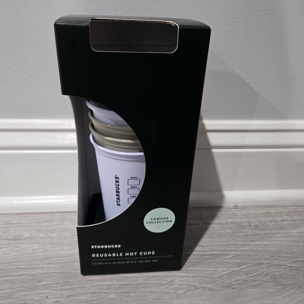 Starbucks Campus Collection Georgetown Reusable 16Oz Hot Cups